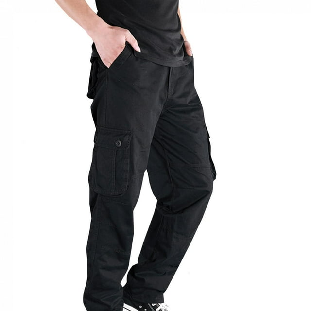 TopLLC Pantalon Cargo pour Homme en Ripstop, Pantalon Tactique Léger EDC de Randonnée et de Travail, Pantalon Cargo d'Extérieur avec Multiples Poches