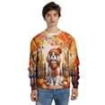 thumbnail image 4 of Happy Thanksgiving Cavalier King Charles Spaniel Give Thanks Fall Beanie Scarf Welcome All Over Print 3D Sweatshirt Unisex Merch Dog Lover Gifts - 00020, 4 of 6