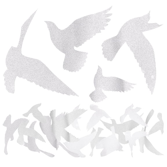 LEORX Window Safety Decals Bird Shaped 23 Sheets