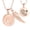 Rose Gold, variant on 2 Pack Personalized Urn Necklaces for Ashes Dog Claw Pendant Stainless Steel Waterproof Keepsake Cremation Jewelry