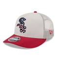 thumbnail image 3 of Men's New Era  Khaki/Red Chicago White Sox 2024 Fourth of July Trucker Low Profile 9FIFTY Snapback Hat, 3 of 6