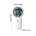 thumbnail image 3 of Ultra-Lightweight Pocket Handheld Fan, Fast Charging Silent Mini Fan – 95g Compact USB Fan with Long Battery Life for Gym, Queue, Beach and Daily Commute, 3 of 7