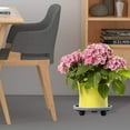 thumbnail image 4 of Huggegwe Support de Plante, Support de Plante Robuste avec Roues, Intérieur/extérieur jusqu'à 45 kg, Plateau Rond, Utilisé pour l'Ameublement de la Maison, Projets de Verdissement, Jardins de Balcon CJ25311-10605, 4 of 8