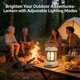 thumbnail image 2 of Lámpara de tienda de campaña con carga rápida tipo C – Luz de camping con atenuación continua para uso en exteriores y doméstico, linterna portátil y recargable, 2 of 6