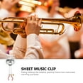 TUIBELYN Trumpet Lyre Sheet Music Holder ClampOn Clip
