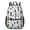 Police and Thief White Pattern, variant on Police and German Shepherd 17" Waterproof Oxford School Backpacks for Teens, S-Shape Padded Straps, for School, Travel, Hiking, Camping