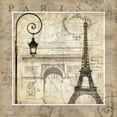 thumbnail image 2 of Mallett, Keith 26x26 Black Ornate Wood Framed with Double Matting Museum Art Print Titled - Paris Holiday, 2 of 4