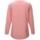 thumbnail image 5 of MHFRRA Camiseta de Manga Larga con Cuello En V para Mujer, Blusa Informal de Vacaciones con Botones, Blusa Básica de Color Puro para Primavera y Otoño Rosa, 5 of 5
