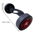 thumbnail image 2 of EIGTHTAIL Rabais de 50 % Clair! Petites Roues de Tondeuse pour la Maison Noir, 2 of 4