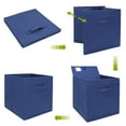 thumbnail image 4 of ERDOUY Storage Box for Pantry Organizer and Storage,Perfect for Bathroom,Cabinet,Kitchen,Fridge,Closet Organization Supplies 10.43*10.43*11.02inch (Green), 4 of 4