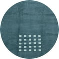 thumbnail image 1 of Ahgly Company Tapis Rond Abstrait Vert Profond pour Intérieur, 6 Pieds Rond, 1 of 6