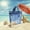 Blue_Base#3770, variant on Mesh Travel Shower Bag with Zipper – Portable Nylon Beach Tote for Gym, Swim, and Outdoor Storage