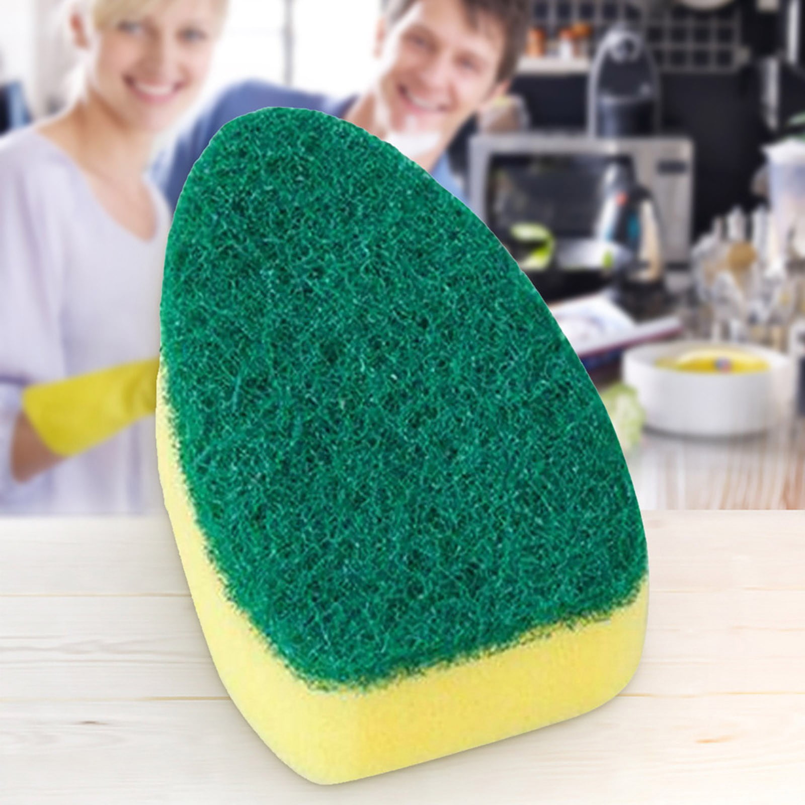 Kitchen Accessories Replacement Heads Sponge Brush Cleaning Dish Scrubber  Pads For Kitchen Sink Cleaner Sponge Double-headed Automatic Liquid Filling  Brush - Temu