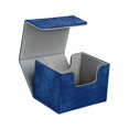 thumbnail image 2 of STARTIST Card Deck Box Card Organizer PU Leather Card Case Holds 210 Cards Portable Cards Container Gaming Card Holder Card Deck Case Blue, 2 of 9