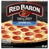 Red Baron Frozen Pizza Thin & Crispy Pepperoni, 15.78 oz