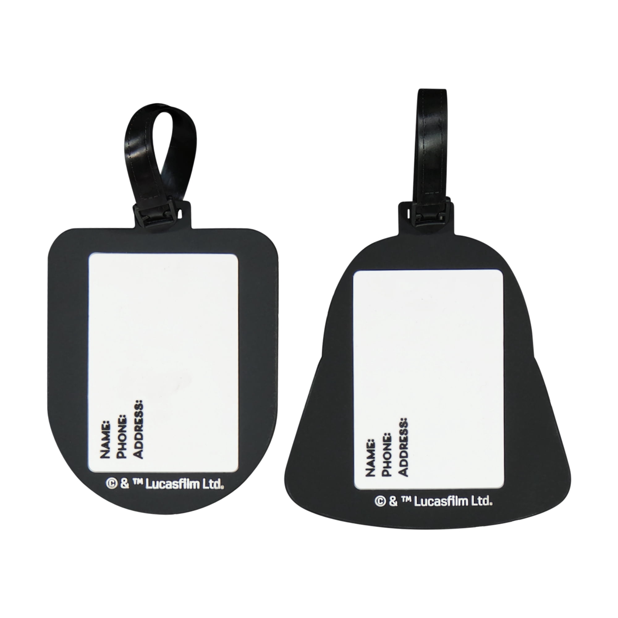 Star Wars 2-Piece Suitcase ID Tag Set with Adjustable Straps, Multi