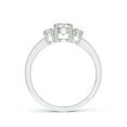 thumbnail image 2 of ANGARA Natural 0.47 Ct. Diamond Classic Ring in Sterling Silver for Women (Ring Size: 11.5), 2 of 10