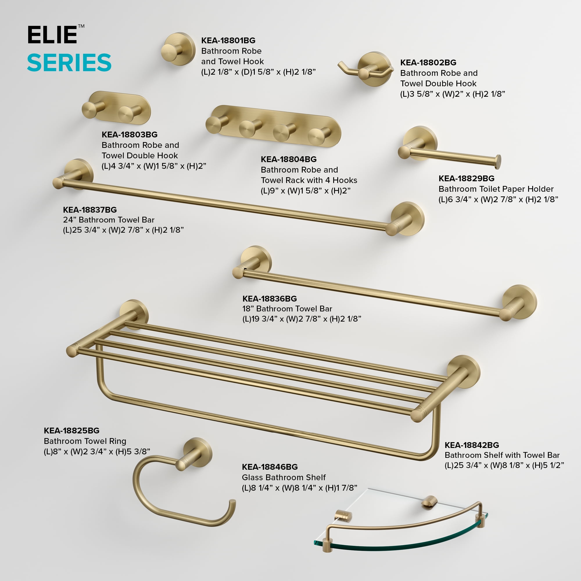 Gold bathroom hooks sales