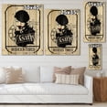 thumbnail image 4 of Designart 'Style Passion Life Fashion Woman VII' Vintage Print on Natural Pine Wood, 4 of 5
