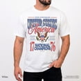 thumbnail image 4 of July 4th 1776 National Champions Funny T Shirt America 250th Anniversary Oversized Tee Distressed Americana, 4 of 6