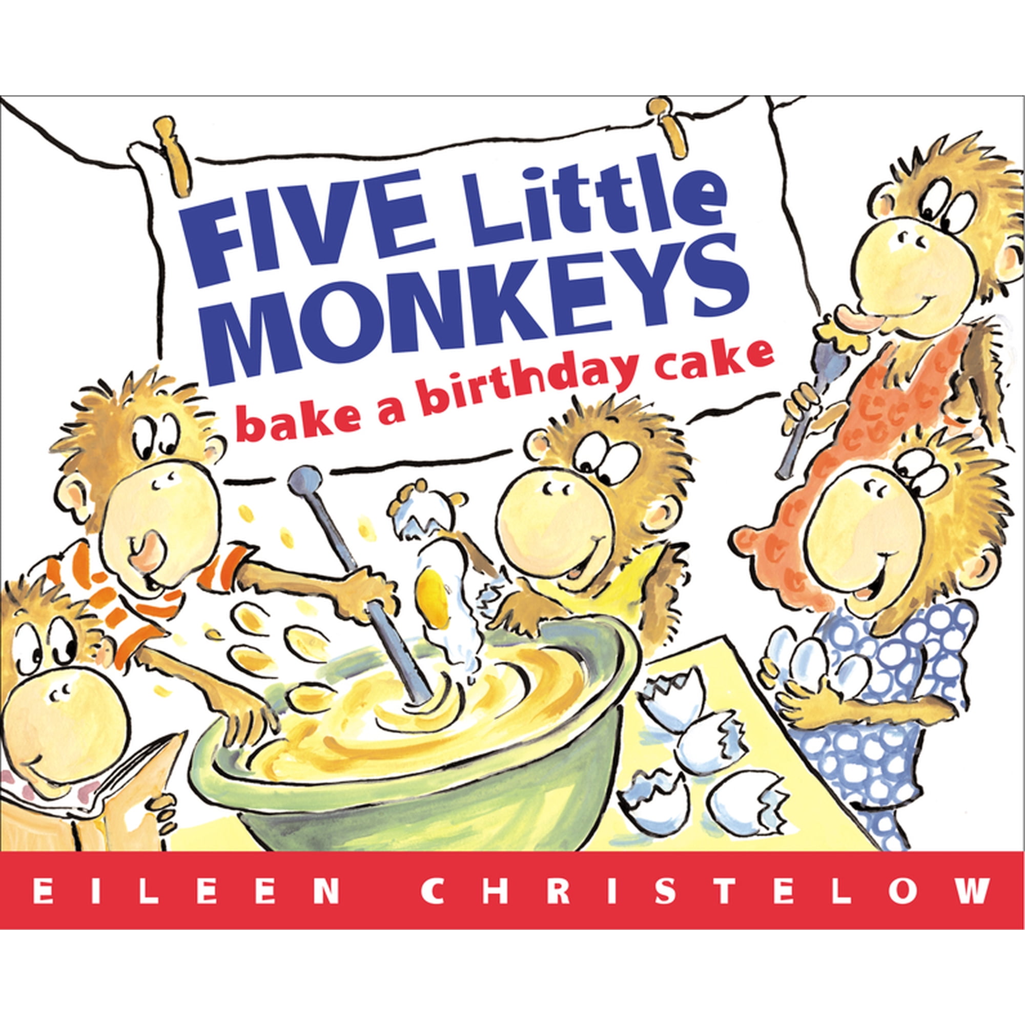 Five Little Monkeys Story Five Little Monkeys Bake a Birthday Cake, Book 22, (Paperback)