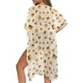 thumbnail image 5 of HELLHERO German Oktoberfest Themed Kimono Swimsuit Cover Up - Lightweight Breathable Beach Cardigan for Tropical Vacations & Pool Parties, 5 of 6