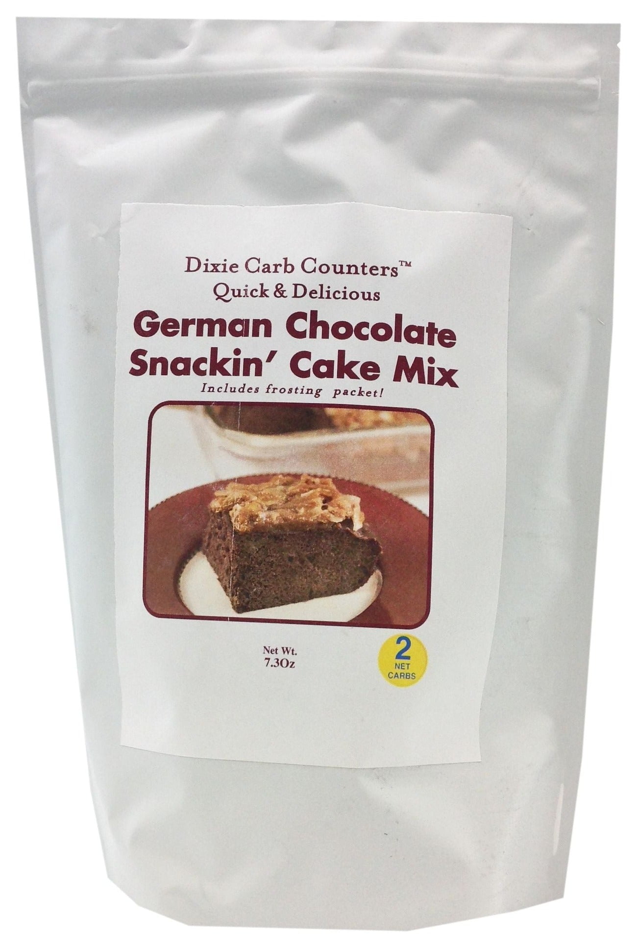 Dixie USA Carb Counters Snackin' German Chocolate Cake Mix (7.3 oz