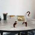 thumbnail image 4 of Decantador de whisky único Soledad de cristal Contenedor de vino Oro claro, 4 of 7