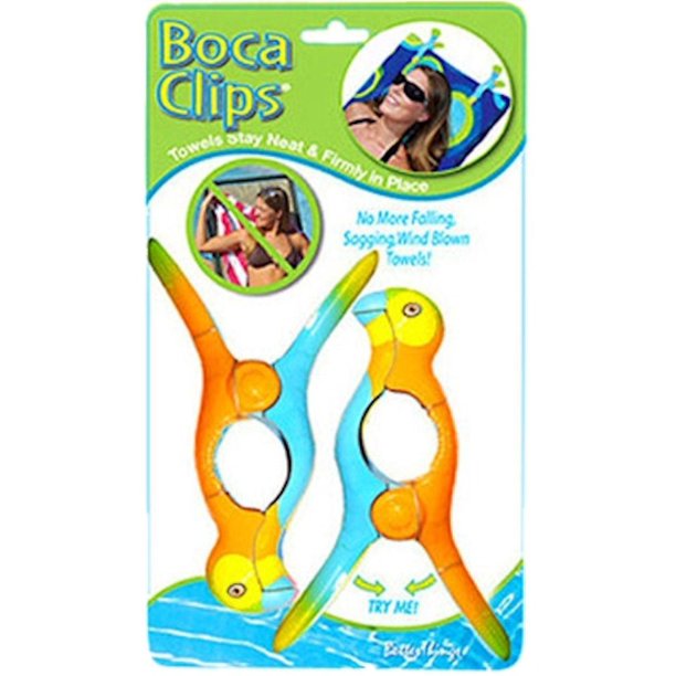Boca Beach Towel Clips Parrot