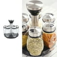 thumbnail image 2 of Rotating Spices Organizers Storage Rack With Bottles Salt Shakers Holder, 2 of 17