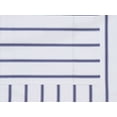 thumbnail image 2 of Truly Soft Ticking Stripe White and Navy Polyester 4-Piece Queen Sheet Set, stripe themed, for Men and Women, OEKO-TEX Certified Confidence, 2 of 6