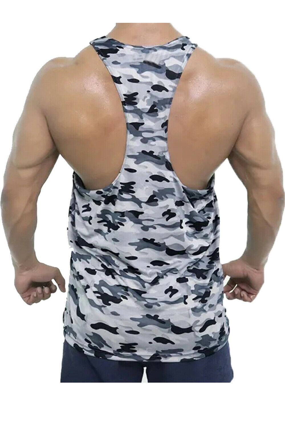 Men Camo Camouflage Muscle Underwear 