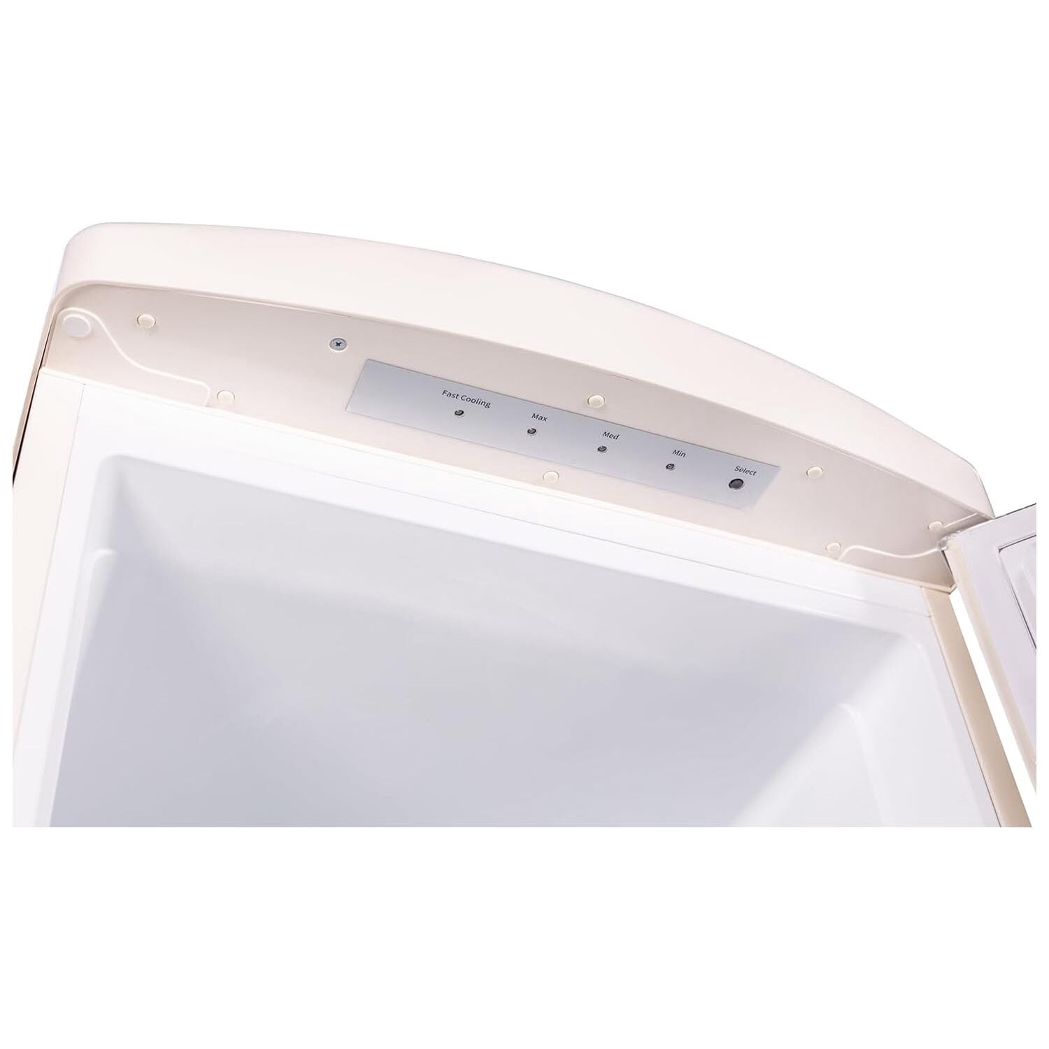 Conserv 24 in. 11 cu. ft. Classic Retro Single Door Refrigerator in Cream