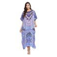 thumbnail image 1 of Caftans pour Femmes Longue Maxi Grande Taille Robe Caftans Manches 3/4 Robes pour Dames Filles en Ligne, 1 of 7