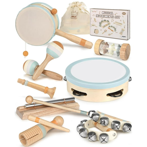 Instrumentos musicales Juguetes Montessori de madera para niños pequeños