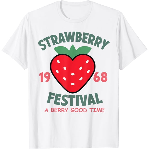 Exquisite and comfortable-Vintage Strawberry Festival A Berry Good Times Garden Women T-Shirt