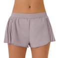 thumbnail image 3 of Shadoumai Womens Athletic Flowy Shorts with Compression Liner & Pockets Summer Casual Gym Exercise Running Shorts for Women, 3 of 6