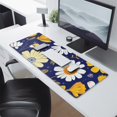 thumbnail image 2 of Long Mouse Pads for Desk,Pioneer Flower Floral Print Pattern Desk Mats on Top Of Desks, Desk Mouse Pad Extra Large with 3mm Non-Slip Base and Stitched Edge for Gaming,Office,Work,Home 31.5"x11.8", 2 of 6