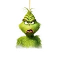 thumbnail image 1 of Ecpecad Grinch Pendant Hanging Decoration Cartoon Acrylic Green Pendant Holiday Tree Pendant Car Accessory Pendant indoor and Outdoor Decoration Home Party Yard Garden Patio Decorations Gifts, 1 of 2