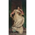 thumbnail image 3 of Anatole Vely 14x24 Black Modern Framed Museum Art Print Titled - Meditation, 3 of 5