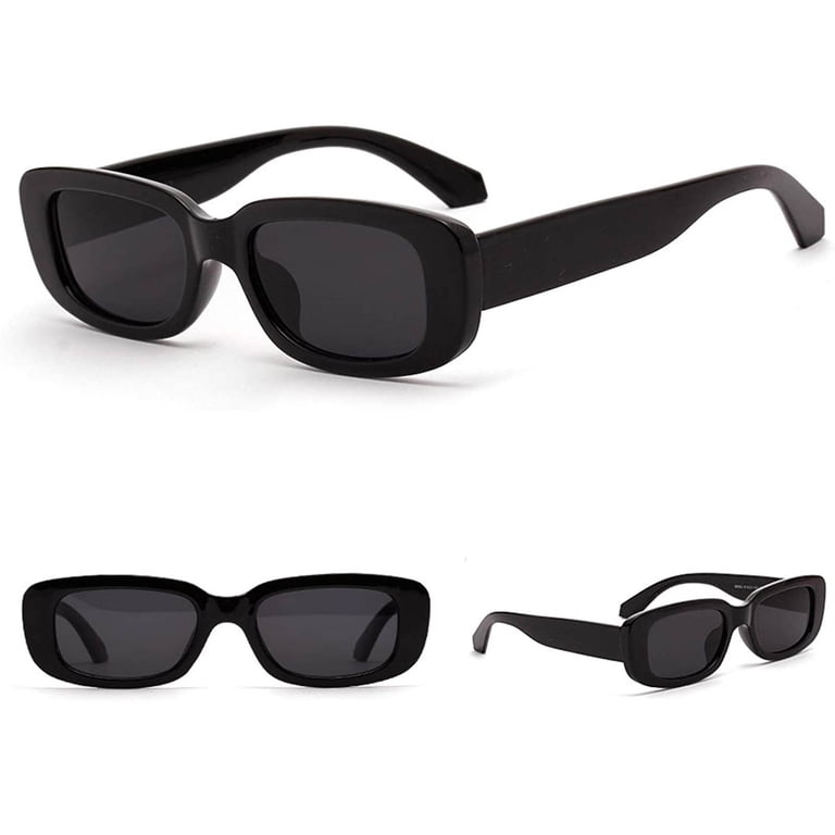 VMESZQFG Rectangle Sunglasses for Women Men Retro Driving  display picture 1