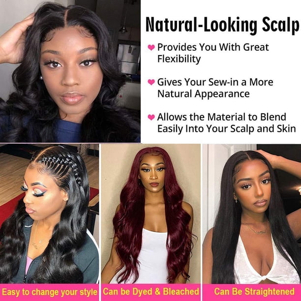 Body Wave Lace Front Wigs Human Hair 150% Density 13x4 HD  display picture 1