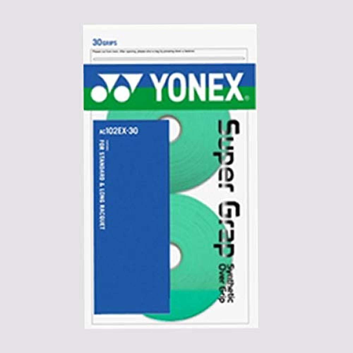 skildring Ekstrem opkald YONEX AC102EX-30 Super GRAP Roll Racket Overgrip 30 Wraps Green -  Walmart.com