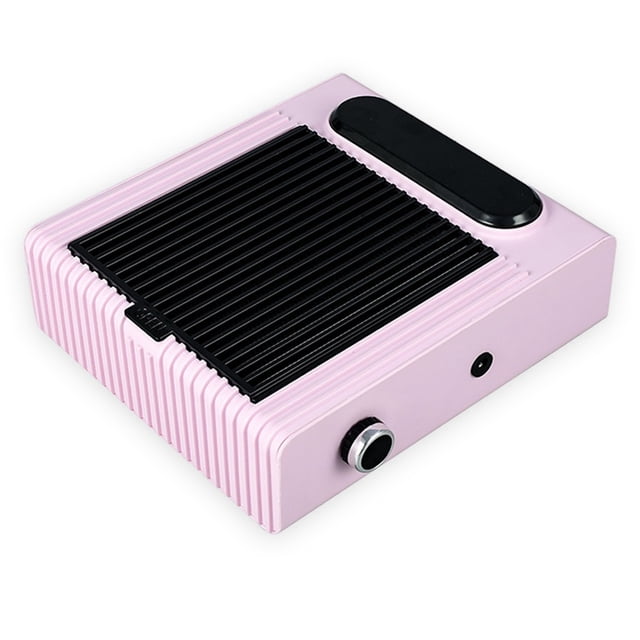 Máquinas de vacío de uñas eléctricas Mini colector ajustable Acrílico Nails Catcher Extractor Sistema de ventilación de viaje Suministros Rosa US Inevent CE001598-03