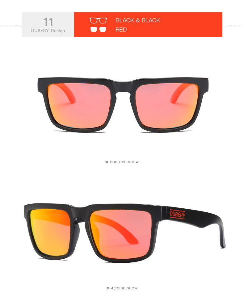 DUBERY Men Polarized Sport Sunglasses Outdoor Fishing Cycling UV400 Glasses 2020 