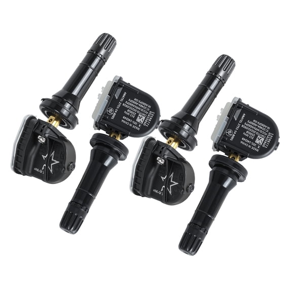 4-Pack TPMS Sensors 315MHz, Pre-Programmed Tire Pressure Monitoring System Replacement for Chevy Silverado Equinox, for GMC Sierra, for Buick - Replaces #13598771 13598772 13586335 13581558