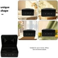 thumbnail image 3 of OULII Cash Box With Lock For Outdoor Events Cold Rolled Steel 1Set Black, 3 of 7