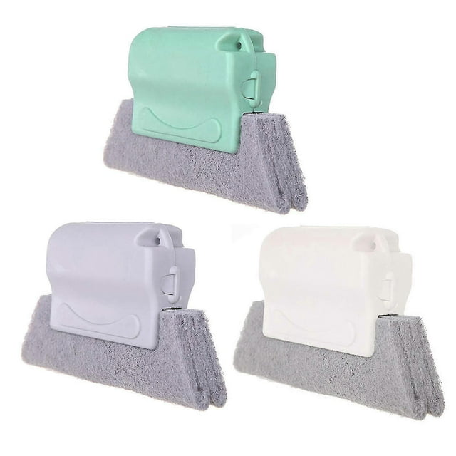 Cepillos mágicos para limpiar ranuras de ventanas, 3 piezas, creativos cepillos manuales para ranuras de puertas.