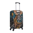 thumbnail image 3 of Balery Luggage Cover Coffee-Drinking Skull Print Suitcase Covers for Luggage Elastic Washable Suitcase Protector Fits 18-32 Inch Luggage-Large, 3 of 9