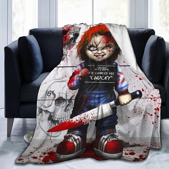 Horror Movie Throw Blanket 60"x80" Ultra-Soft Micro Fleece Blanket, Soft Cozy Blankets for Bed Couch Bed Sofa Living Room